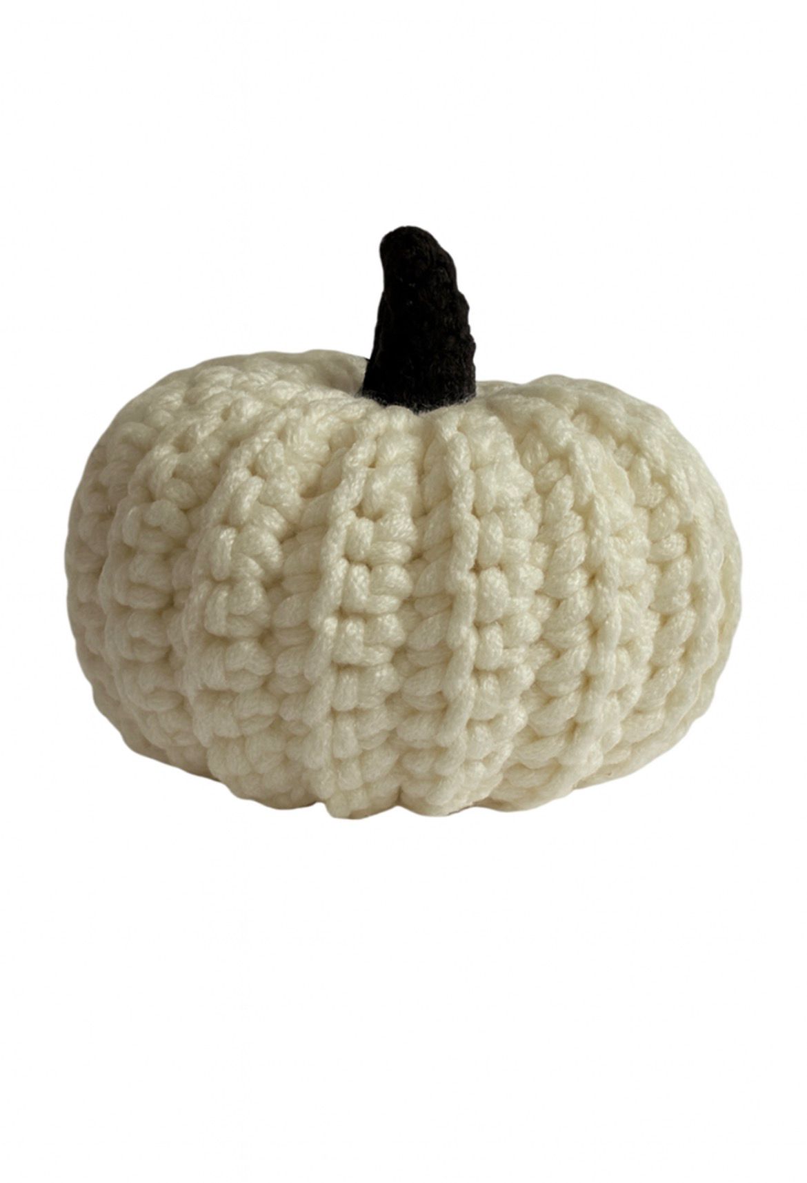 Handgehäkelter Kürbis